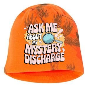 Embarrassing Funny Inappropriate Discharge Adult Humor Kati - Camo Knit Beanie