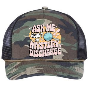 Embarrassing Funny Inappropriate Discharge Adult Humor Retro Rope Trucker Hat Cap