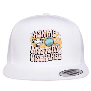 Embarrassing Funny Inappropriate Discharge Adult Humor Flat Bill Trucker Hat