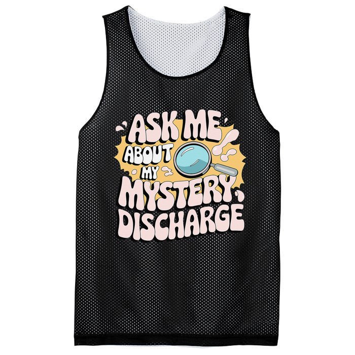 Embarrassing Funny Inappropriate Discharge Adult Humor Mesh Reversible Basketball Jersey Tank