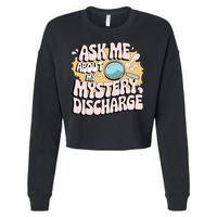 Embarrassing Funny Inappropriate Discharge Adult Humor Cropped Pullover Crew