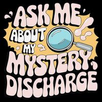 Embarrassing Funny Inappropriate Discharge Adult Humor Cropped Pullover Crew
