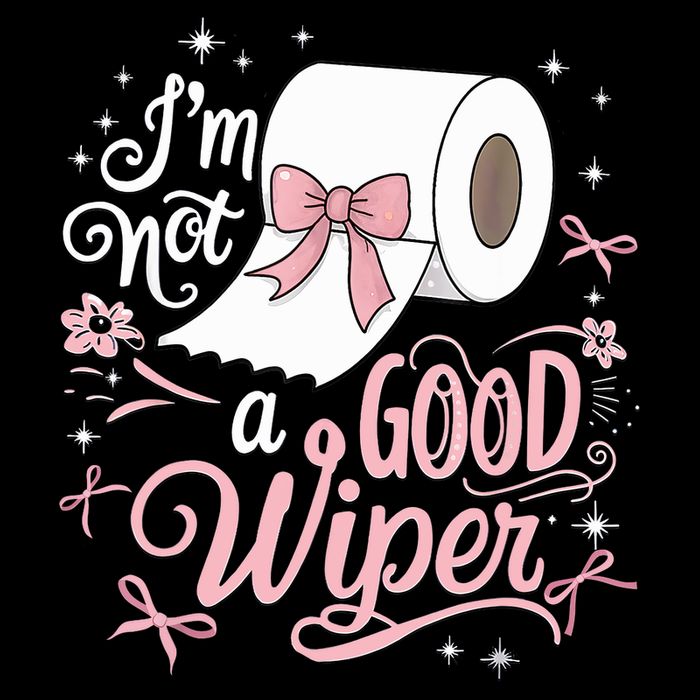Embarrassing Funny Im Not A Good Wiper Inappropriate  16 in Basic Backpack