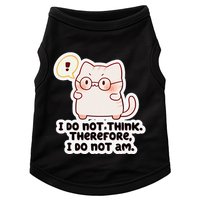 Ellie Furrington I Do Not Think Therefore I Do Not Am. Doggie Tank