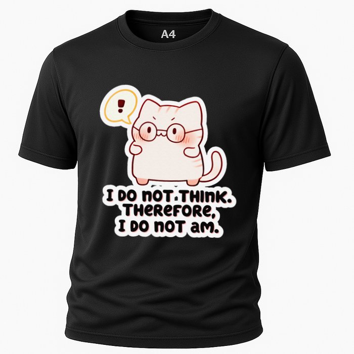 Ellie Furrington I Do Not Think Therefore I Do Not Am. Performance Shirt
