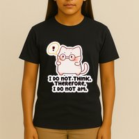 Ellie Furrington I Do Not Think Therefore I Do Not Am. T-Shirt