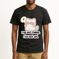 Ellie Furrington I Do Not Think Therefore I Do Not Am. Tall T-Shirt
