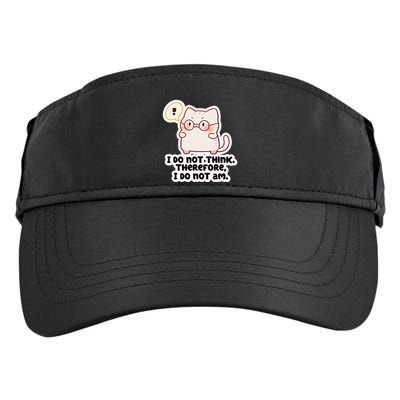 Ellie Furrington I Do Not Think Therefore I Do Not Am. Adult Drive Performance Visor
