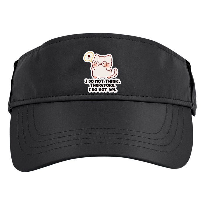 Ellie Furrington I Do Not Think Therefore I Do Not Am. Adult Drive Performance Visor