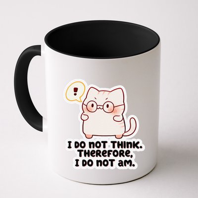 Ellie Furrington I Do Not Think Therefore I Do Not Am. Mug
