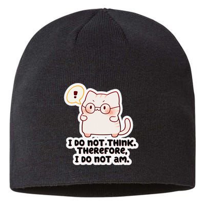 Ellie Furrington I Do Not Think Therefore I Do Not Am. Sustainable Beanie