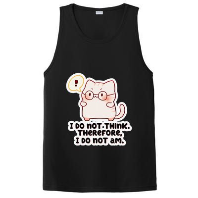 Ellie Furrington I Do Not Think Therefore I Do Not Am. PosiCharge Competitor Tank