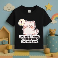 Ellie Furrington I Do Not Think Therefore I Do Not Am. Toddler T-Shirt