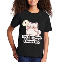 Ellie Furrington I Do Not Think Therefore I Do Not Am. Kids T-Shirt