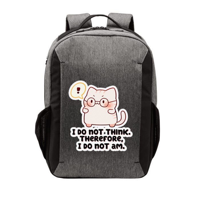 Ellie Furrington I Do Not Think Therefore I Do Not Am. Vector Backpack