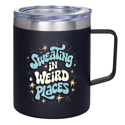 Embarrassing Funny Inappropriate Sweating Adult Humor 12oz Stainless Steel Coffee Mug