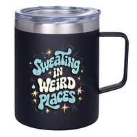 Embarrassing Funny Inappropriate Sweating Adult Humor 12oz Stainless Steel Coffee Mug