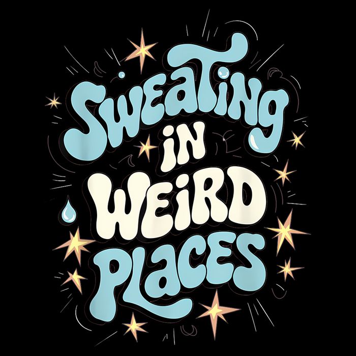 Embarrassing Funny Inappropriate Sweating Adult Humor Cropped Pullover Crew