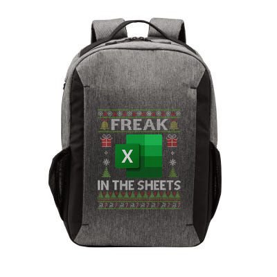 Excel Freak In The Sheets Spreadsheet Ugly Christmas Funny Vector Backpack