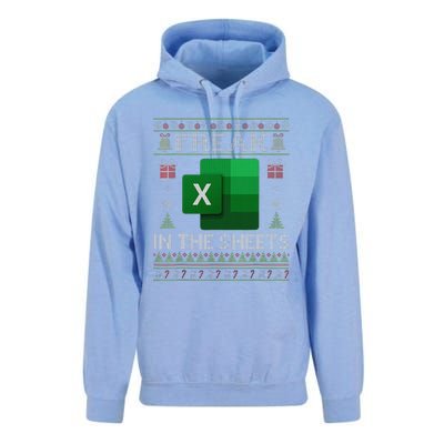 Excel Freak In The Sheets Spreadsheet Ugly Christmas Funny Unisex Surf Hoodie