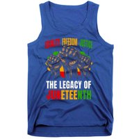 Equality Freedom Justice The Legacy Of Junenth Meaningful Gift Tank Top