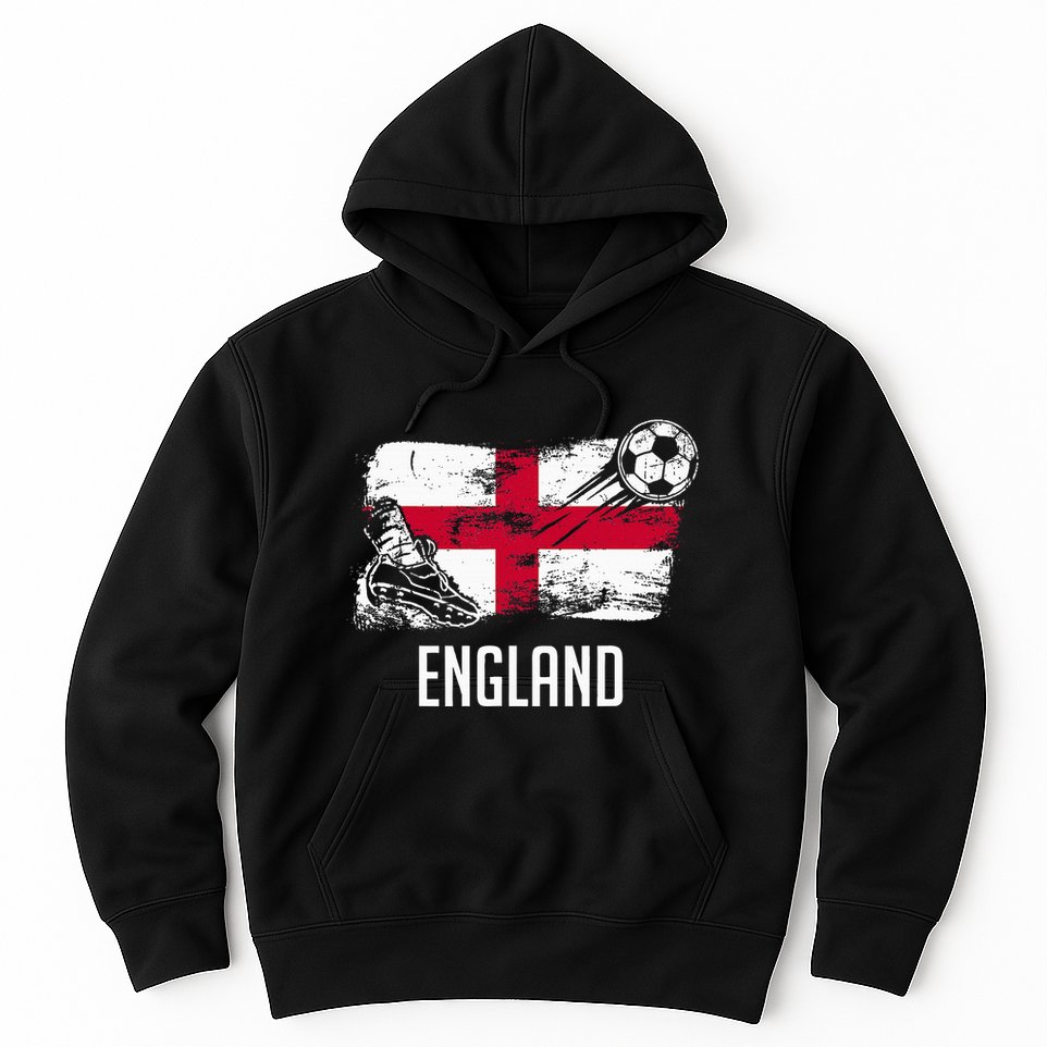 England Flag Jersey England Soccer Team England Hoodie