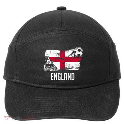 England Flag Jersey England Soccer Team England 7-Panel Snapback Hat