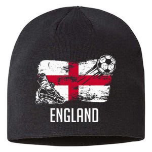 England Flag Jersey England Soccer Team England Sustainable Beanie