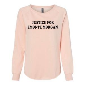 Ella French Justice For Emonte Morgan Womens California Wash Sweatshirt