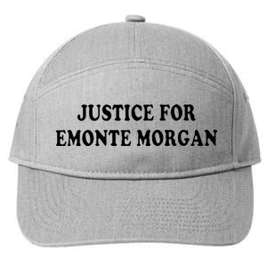 Ella French Justice For Emonte Morgan 7-Panel Snapback Hat