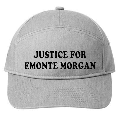 Ella French Justice For Emonte Morgan 7-Panel Snapback Hat