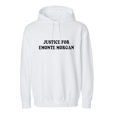 Ella French Justice For Emonte Morgan Garment-Dyed Fleece Hoodie