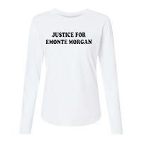 Ella French Justice For Emonte Morgan Womens Cotton Relaxed Long Sleeve T-Shirt