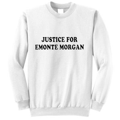 Ella French Justice For Emonte Morgan Sweatshirt