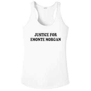 Ella French Justice For Emonte Morgan Ladies PosiCharge Competitor Racerback Tank