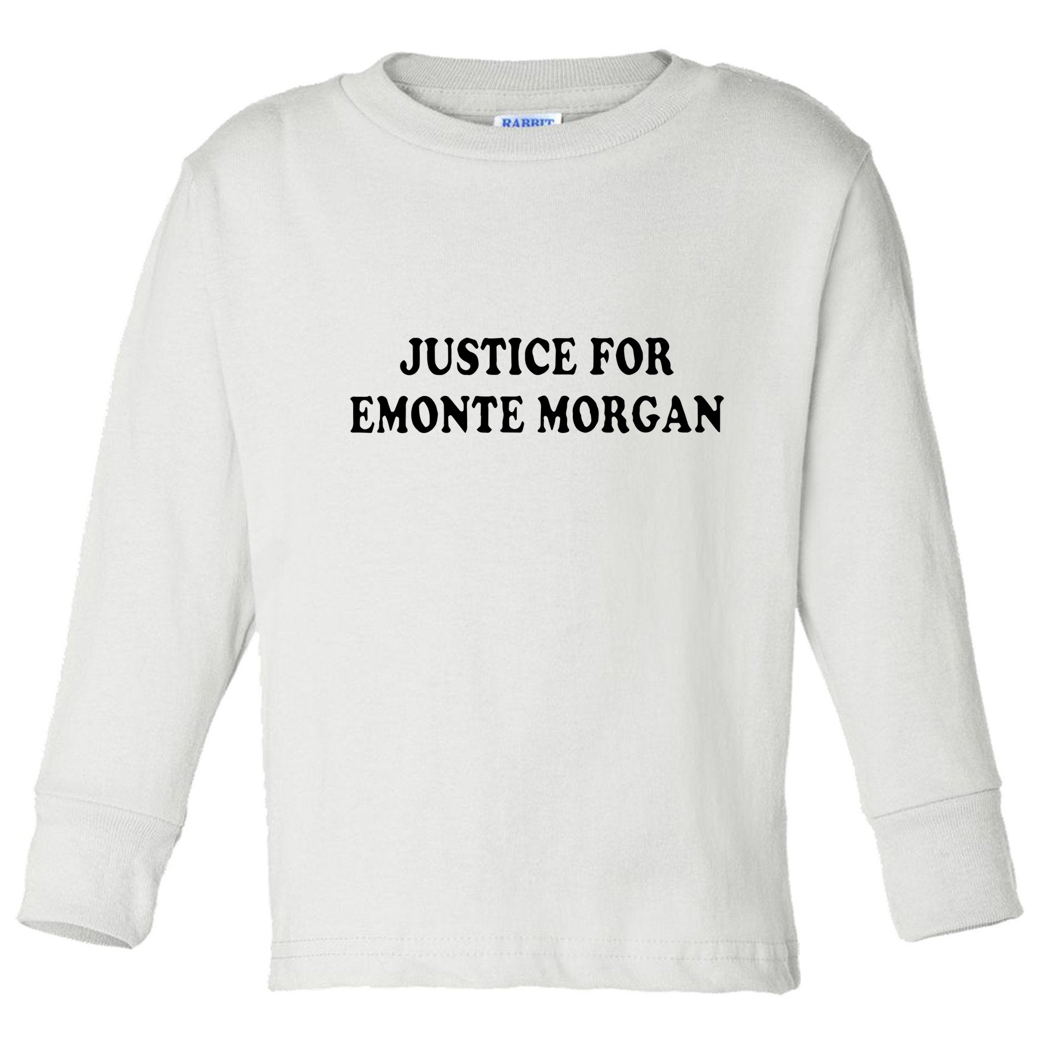 Ella French Justice For Emonte Morgan Toddler Long Sleeve Shirt