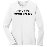 Ella French Justice For Emonte Morgan Ladies Long Sleeve Shirt