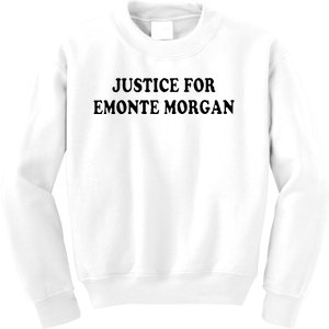 Ella French Justice For Emonte Morgan Kids Sweatshirt