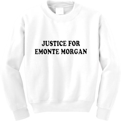 Ella French Justice For Emonte Morgan Kids Sweatshirt