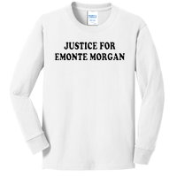 Ella French Justice For Emonte Morgan Kids Long Sleeve Shirt