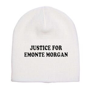 Ella French Justice For Emonte Morgan Short Acrylic Beanie