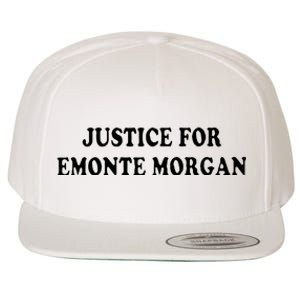 Ella French Justice For Emonte Morgan Wool Snapback Cap