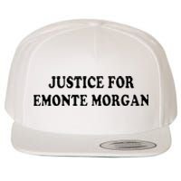 Ella French Justice For Emonte Morgan Wool Snapback Cap