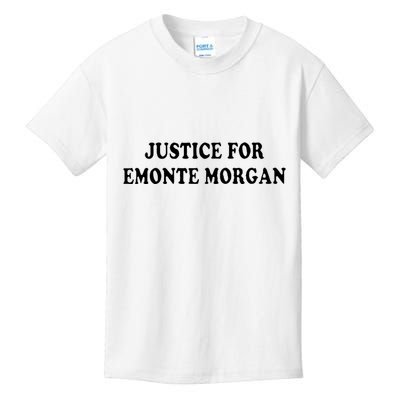 Ella French Justice For Emonte Morgan Kids T-Shirt