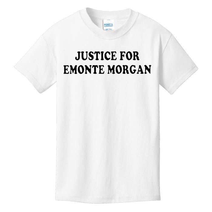 Ella French Justice For Emonte Morgan Kids T-Shirt