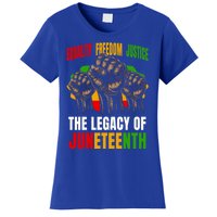 Equality Freedom Justice The Legacy Of Junenth Gift Women's T-Shirt