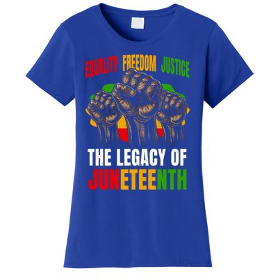 Equality Freedom Justice The Legacy Of Junenth Gift Women's T-Shirt