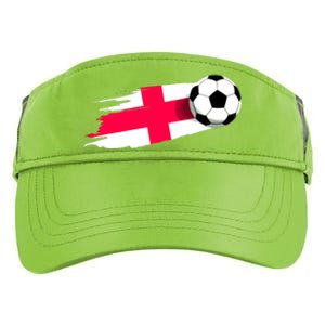 England Flag Jersey England Soccer Team England Adult Drive Performance Visor