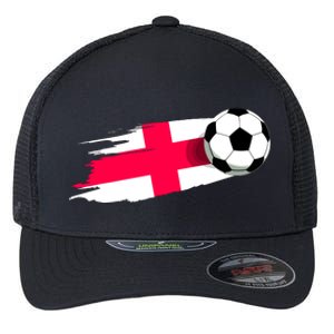 England Flag Jersey England Soccer Team England Flexfit Unipanel Trucker Cap