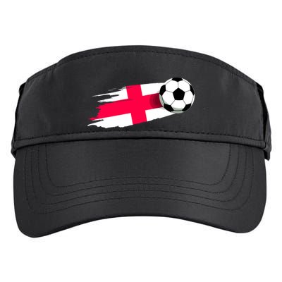 England Flag Jersey England Soccer Team England Adult Drive Performance Visor
